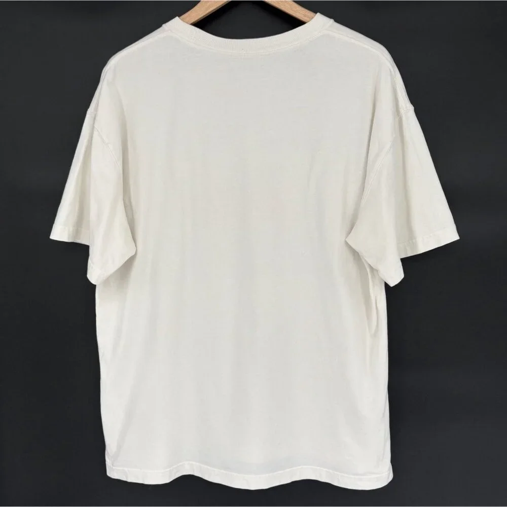 Abercrombie & Fitch Men Keith Haring New York Big Apple Graphic T-shirt L White - Picture 3 of 11